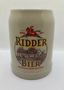 Collectable Ceramic 0.5 Litre Ridder Bier Stein - Masstricht Netherlands Dutch - Picture 1 of 9