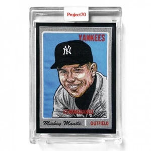 2021 Topps Project70® #343🔥1970 Mickey Mantle by Mimsbandz🔥New York Yankees - Picture 1 of 2