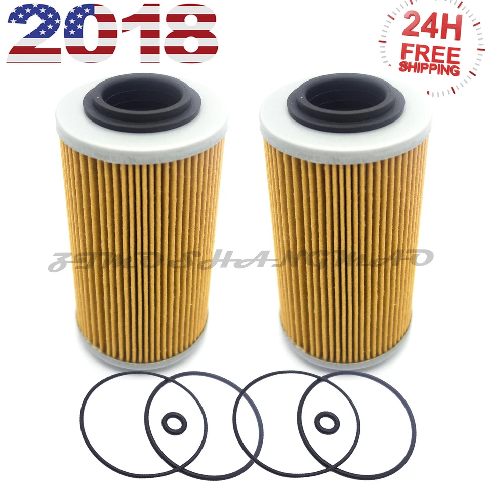 2x OIL FILTERS & O-RING Kit For SeaDoo 4Tec RXP RXT X GTX SC LTD 185 215 255 260 - Image 1 of 3