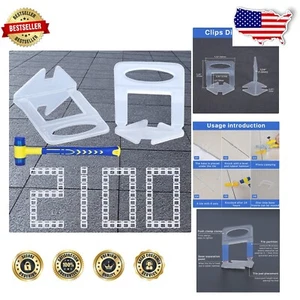 Clips niveladores de azulejos reutilizables - Sistema completo con 2100 piezas para una fácil configuración - Imagen 1 de 9