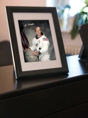 Repro-Autogramm - Apollo 15 - Alfred Worden - Gerahmt - Bild 1 von 2