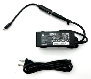 45W Acer Chromebook HP Dell Lenovo Google USB-C Laptop Charger Power Adapter - Picture 1 of 8