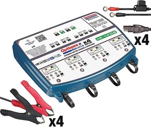 Tecmate Optimate 2 Duo x 4 Bank, TM-575, Bronze Series: 5-Step 4X 12V / 12.8V 2A - Bild 1 von 4