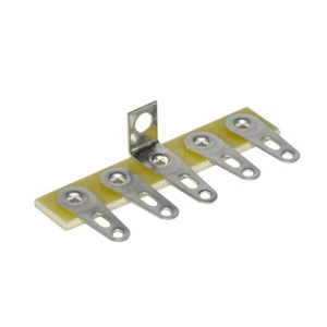 3pcs Terminal Tag Strip 5pin Turret Board FR4 Brass Guitar Tube Amp Audio DIY - Picture 1 of 2
