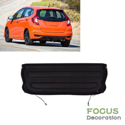 For Honda Fit 2015-2019 Black Cargo Cover Shield Shade Tonneau Non Retractable - Image 1 of 4