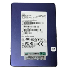 HPE Micron 5200 ECO 1.92TB SATA 6Gb/s 2.5" SSD P03483-003 VK001920GWSXK 100% HL - Picture 1 of 2