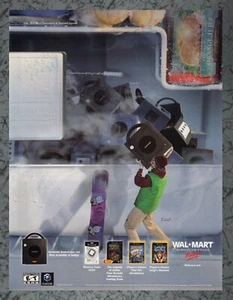 Nintendo GameCube Freezer Wal-Mart - Print Ad Original Art 7.75x10.50 - Picture 1 of 1