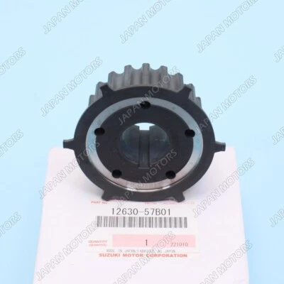 Genuine OEM Suzuki Grand Vitara Sidekick Crankshaft Timing Belt Gear 12630-57B01 - Image 1 of 4