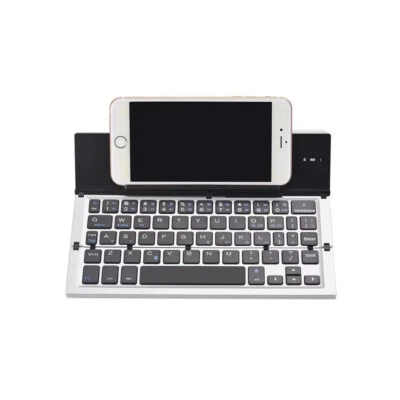 Wireless keyboard Supportable foldable Portable ultrathin Rechargeable mute - Image 1 of 4