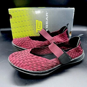 Tek Gear Womens 8.5 Burgundy Sports Sandals Flexible Outsole Brand New In Box - Picture 1 of 6