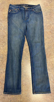 Pure Color Womens Medium Wash Cotton Stretch Denim Jeans Sz 31 - Image 1 of 4