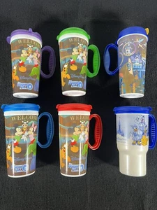 6 Walt Disney World Rapid Fill Refillable Mugs Disney Parks Cup Donald Mickey - Picture 1 of 6