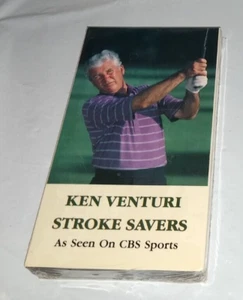 KEN VENTURI Stroke Savers instructional golf VHS putting & short game 1991 shots - Picture 1 of 2