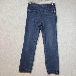 Anthropologie Leggings Donna 27 Blu Denim Gamba Dritta Vita Alta Jeans - Foto 1 di 11