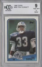1988 Topps Tony Dorsett #262 BCCG Near Mint HOF