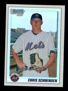 2010 BOWMAN CHROME & PROSPECTS #BCP166 CHRIS SCHWINDEN 1ST RC REFRACTOR /500 - Picture 1 of 2