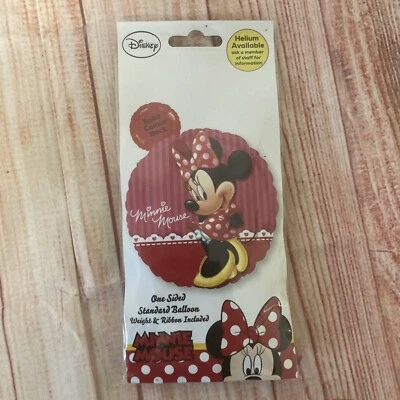 Minnie Mouse, One-Sided Standard Balloon Weight And Ribbon Included - Image 1 of 2