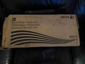 Xerox 006R01552 Black Toner X 2 And Waste Toner 5865, 5875, 5890 Genuine Open - Picture 1 of 1