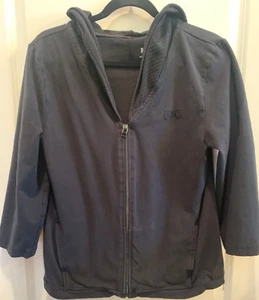 Everlast Front Zip Black Women's Hoodie Size XXL (M-L) 3/4 sleeve READ - Picture 1 of 8