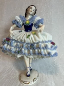 Vintage German DRESDEN Ballerina - Picture 1 of 11