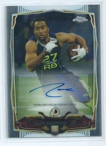 Tarjeta de novato Lance Seastrunk 2014 Topps cromada autografiada #179 - Imagen 1 de 1
