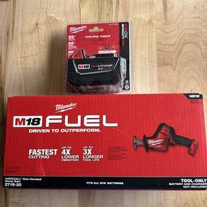 Milwaukee 2719-20 FUEL M18 Volt Hackzall Reciprocating Saw w/ 5.0 Ah Battery NEW - Picture 1 of 1