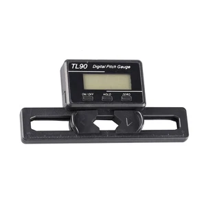 LCD Display Digital Pitch Meter for 250-800mm Flybarless Helicopter Models Black - Picture 1 of 13