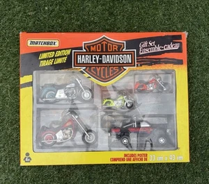 Vintage 1994 Matchbox Harley Davidson Gift Set w Poster Included - Picture 1 of 3