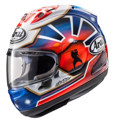 Arai Corsair-X Dani Samurai 2 Blue Motorcycle Helmet - All Sizes - Изображение 1 из 4
