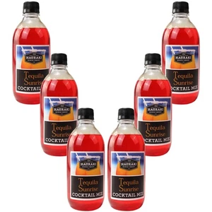 6X Hauraki Tequila Sunrise Citrus Cocktail Mix 500ml Easy Mix makes 10L - Picture 1 of 4