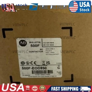 NUEVO AB 500F-EOD930 NEMA Talla 4 Contactor Arrancador EE. UU. Impuestos Gratuitos - Imagen 1 de 7