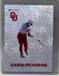 Kasidi Pickering Oklahoma Sooners OU Softbol Fusión Blanco Holo F-3 2025 - Imagen 1 de 2