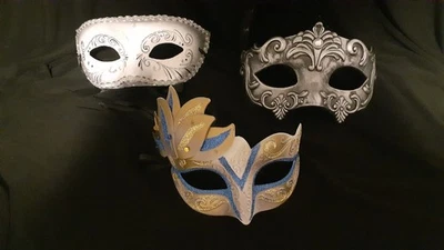 4 Cosplay PARTIAL FACE Party Mask Anime Carnival RENAISSANCE FAIR MASQUERADE SEX - Image 1 of 4