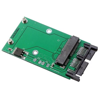 MSATA SSD Auf 1,8" (7+9Pin) Micro SATA 16Pin Adapter Konverterkarte PCBA - Bild 1 von 2