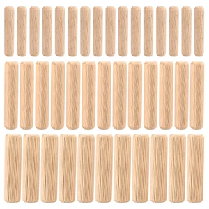 90 Pezzi Assortimento Tasselli in Legno, M6 M8 M10 Tasselli Aghi in Legno Conici - Foto 1 di 12
