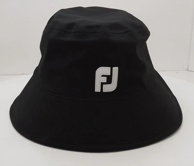 FootJoy FJ Golf DryJoys Sombrero de Lluvia Cubo Negro con Logotipos Blancos Impermeable L/XL Foto 1 de 4