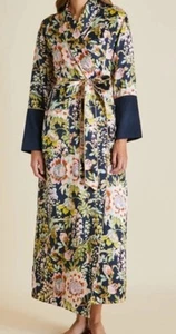 New Olivia Von Halle Silk Capability Robe XS/S - Picture 1 of 5