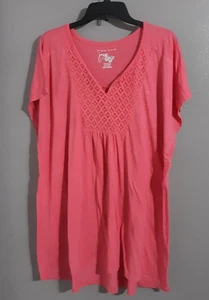 Top de verano rosa sin mangas Jms Just My Size para mujer talla 3x - Imagen 1 de 9