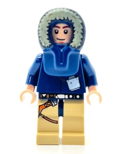 Han Solo parka Hoth Star Wars Lego Minifigure Echo Base 7749 - Imagen 1 de 5