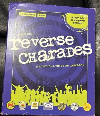The Original Reverse Charades Board Game 2011 Eagle Gryphon Games -Complete Open - Image 1 of 4