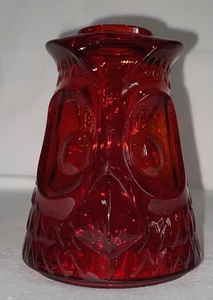 Vintage Wikinger Rubin Eule Lichterkette Licht Kerzenhalter rot *NUR TOP - Bild 1 von 9