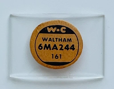 Reloj Nos Waltham Cristal Watchcraft 6MA244 161 Piezas de repuesto vintage Foto 1 de 2