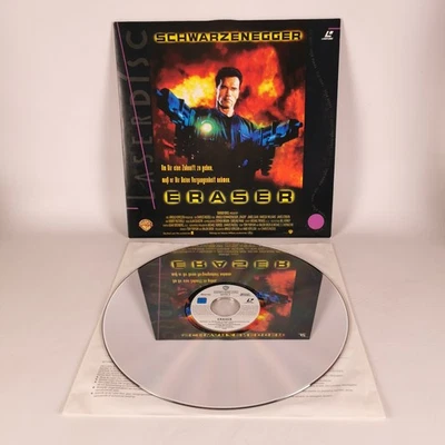 Eraser LaserDisc Arnold Schwarzenegger James Caan Vanessa Williams Action FSK16 - Bild 1 von 4