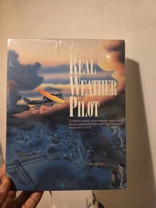 Real Weather Pilot  - IBM 3.5” - Big Box PC - 1993 Mallard -  MS Flight Sim 4/5 - Picture 1 of 3