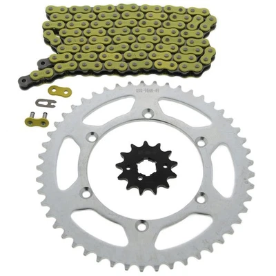 1997-2002 Kawasaki KLX300 KLX 300 Yellow Chain And Sprocket 13/49 110L - Image 1 of 4