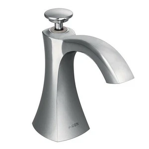 Dispensador de jabón cromado montado en cubierta Moen S3948C - Imagen 1 de 5