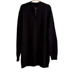 Oak Hill Pullover Herren Gr. 3XLT klassisch schwarz Reißverschluss Sweater - Bild 1 von 5