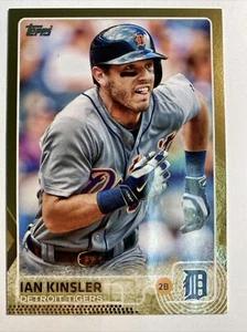 2015 Topps Gold Detroit Tigers Ian Kinsler #92 TOLLE KARTE *ANGEBOT MACHEN* - Bild 1 von 3