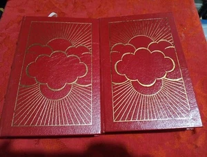 EP195 Easton Press Complete Set 1 2 RISING SUN John Toland Decline Fall Japanese - Picture 1 of 7