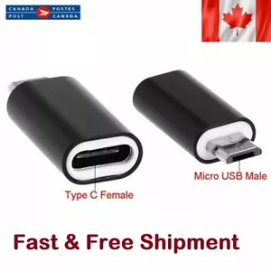 Connecteur convertisseur adaptateur convertisseur USB 3.1 Type C femelle vers micro USB mâle USB-C neuf - Photo 1 sur 2